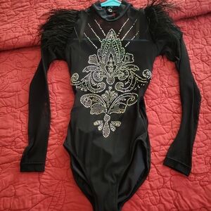 Black Dance Costume (leotard)